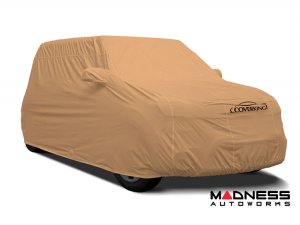 Volkswagen ID. Buzz Custom Fit Vehicle Cover - Stormproof - Tan + Rear Passenger Charger Port Flap